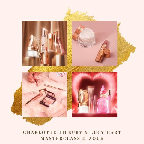 Lucy Hart and Charlotte tilbury Masterclass at Zouk