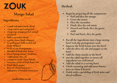 Mango Salad Recipe Card