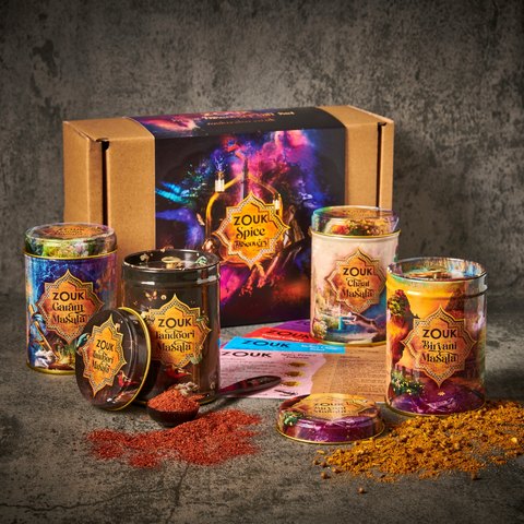 Indian Spice Set (4 Blends) - Zouk Spice Discovery Kit