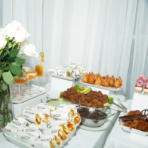 Zouk Food for Charlotte Tilbury Lucy Hart Masterclass
