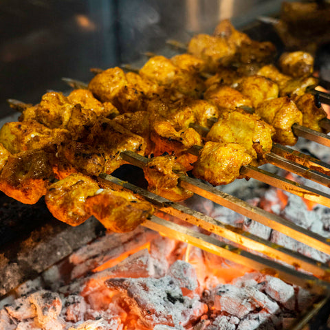 Join us for our May BBQ Masterclass course and learn how to cook Lamb Chops, Tandoori Salmon and a selection of other tasty dishes.