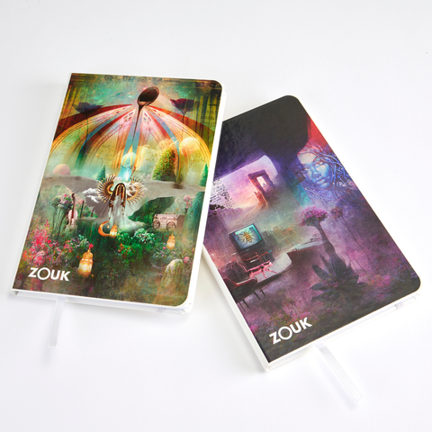 Illustrated cover notebooks from Zouk