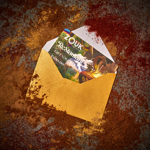 Zouk £100 Restaurant Gift Card
