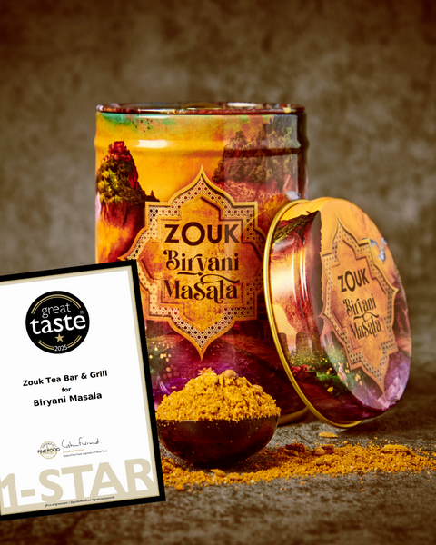 Zouk Biryani Masala 60g tin for easy chicken biryani