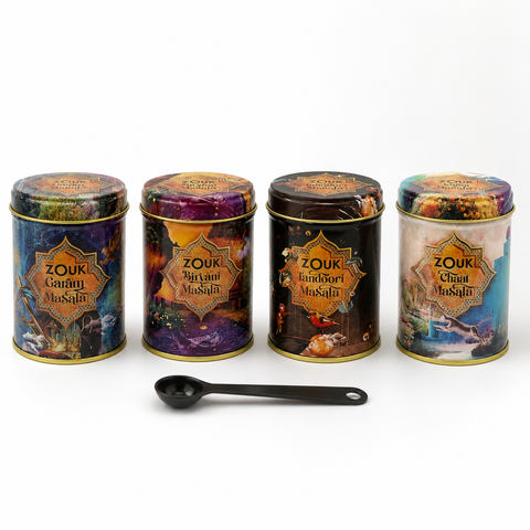 Zouk Garam Masala and Biryani Masala in the Essential Indian Spice Collection